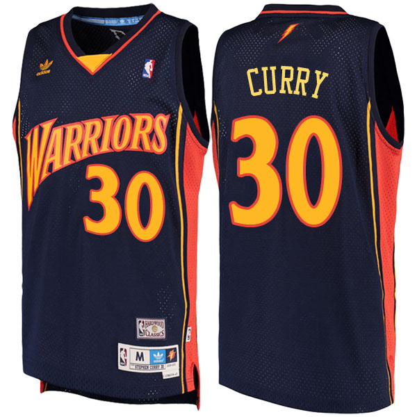 maglia stephen curry 30 con golden state warriors 2017 nero